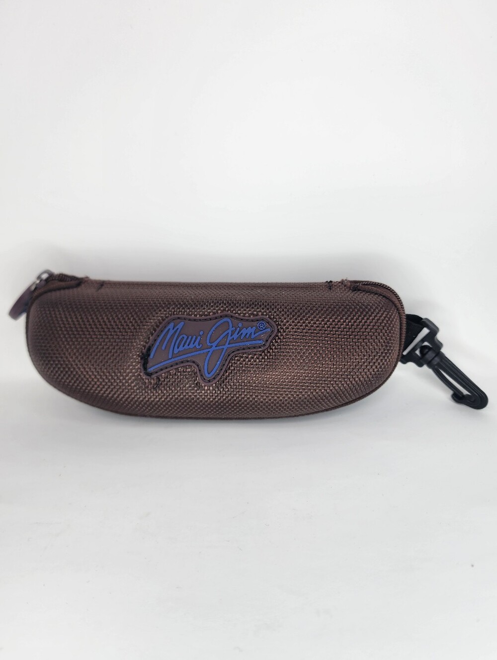 Maui Jim Brown Textured Sunglasses Case with Clip